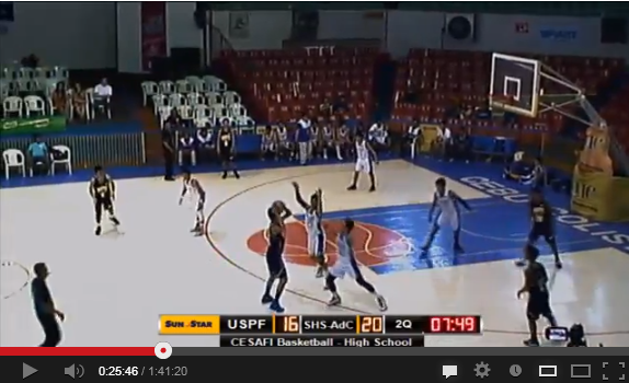 SHS-AdC Magis Eagles vs USPF Baby Panthers – September 1, 2013